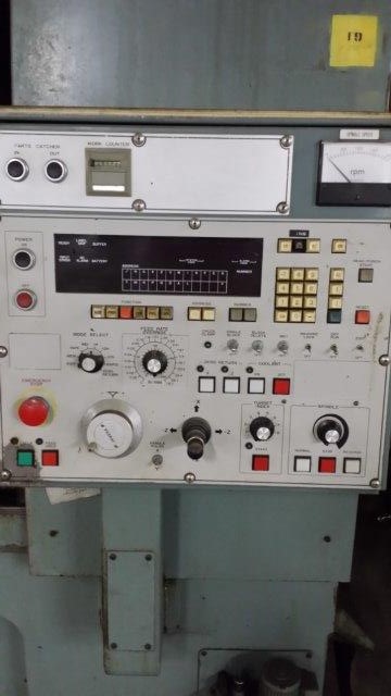 Mori Seiki SL2, Yasnac 2000G, 8 Chk, 2 , SOB22.4 ,SOver carriage 20 ,SOCS 13.7 ,Long Travel14.1 ,Cross Travel 6.3 ,35-3200RPM,15HP,8Station Turret,'72