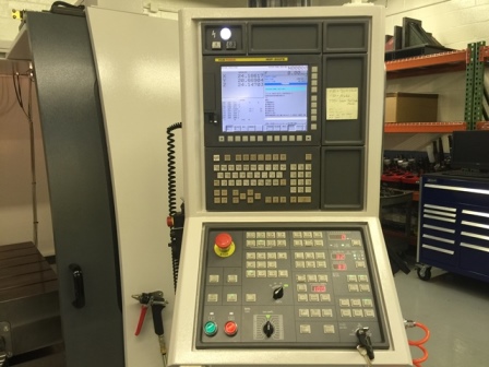 70.8 X, 33.9 Y, 29.5 Z, YCM TV 188B, Full 5 Axis, Fanuc MXP 200FB Control,78.7 x 33.8 Table, CAT 50, 32 Tools ATC, 6000 RPM, 25 HP, 12/2014
