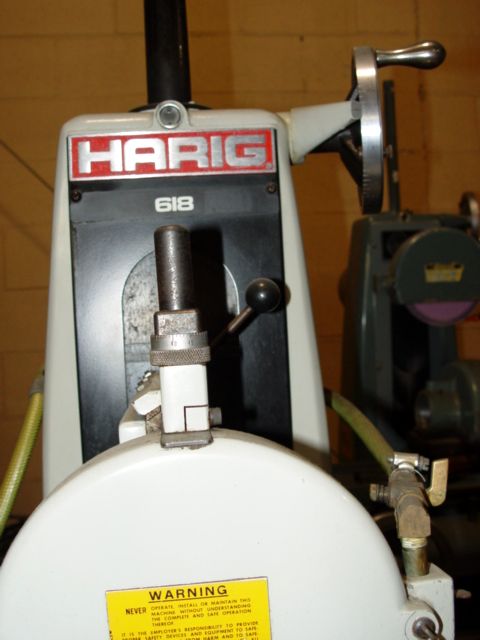 6 x 18 , HARIG, No. 618, 6x18 Table,19 Long Travel,6 3/4 Cross Feed Travel,12 vertical Height,7 x1/2 x1 1/4 Wheel,w/ Fine pole Walker mag chuck