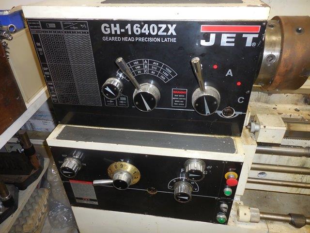 16 x 40 cc, Jet, Accu-Rite DRO 300 & Collet Closer,SOCS 10 ,25 7/8 Swing through gap,3 1/8 Bore,Inch,metric,2010