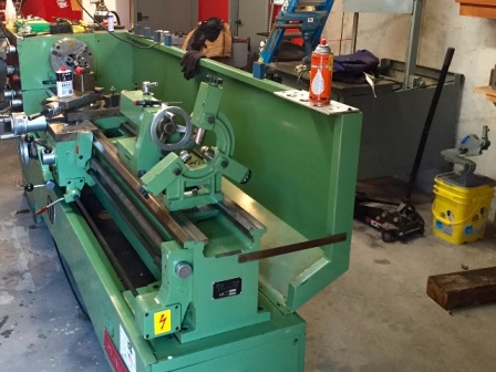 15 x 60 cc, NARDINI, ND-1560E,2 1/4 Bore,25-2000RPM,D1-6 nose, 8HP,steady and follow rest,live & dead centers,5C Collet adapter,'1990s
