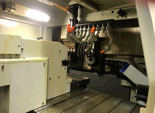 1 1/4 , HANWHA, No. XD-32 H, Fanuc, Max Machining length 12.6 ,200-8000RPM,Back spindle 200- 7000RPM, MTA Eagle 551-6 Bar Loader,2008