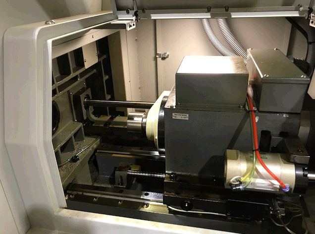 1 1/4 , HANWHA, No. XD-32 H, Fanuc, Max Machining length 12.6 ,200-8000RPM,Back spindle 200- 7000RPM, MTA Eagle 551-6 Bar Loader,2008
