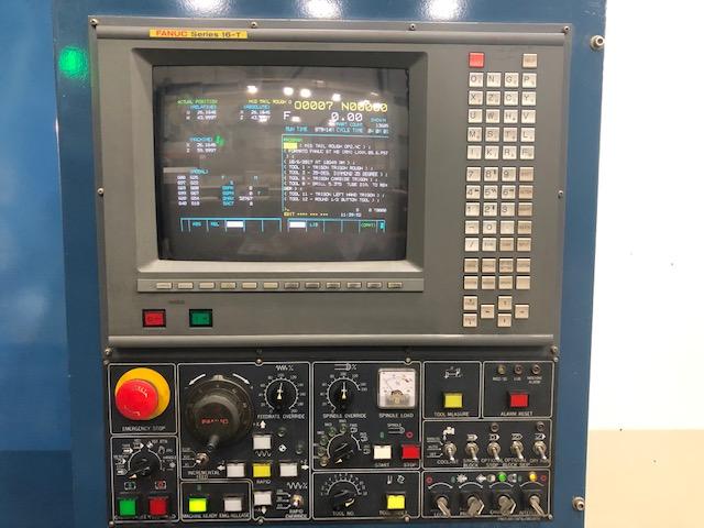Daewoo Puma 15, Fanuc 32, 15 Chk, 6 1/2 , 31 SOB,SOC 21,Turn Length 62,max turn dia. 26,a2 nose,12 pos. turret,40HP,220V/3PH/50/60Hz,1996