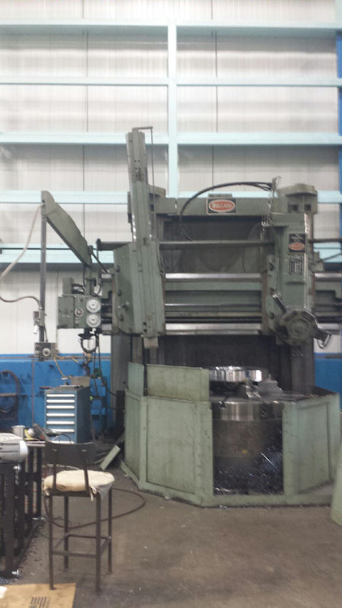 Bullard, No. Dynatrol 66 , 3 jaw cuck with 4 sets of jaws, 5 sided turret, 1 ram head, dual pendant control, 100 HP, 230/460