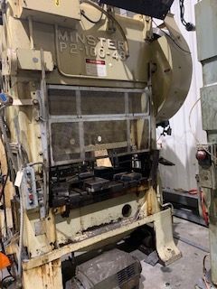 100 Ton, Minster, Press with Coil Line, Rebuilt in 2021,Model P2-100-48 Piecemaker, SN 11070, 4 Stroke, 0-160 SPM, STK# 1457