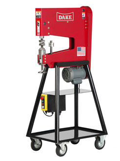 16Ga,900SPM,18 thr,Dake,H100,1Hp,11ga al,120v,Height 67 ,(other Dake machines avail)