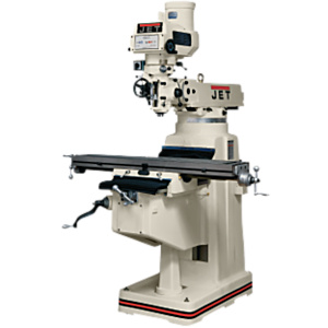 JET JTM-1050CNC, ACU-RITE MILLPWR, Table 10 x50 ,3Hp,Ram tr. 21-1/4 ,Knee trav. 16-1/2